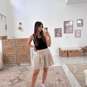 Plaid Skirt